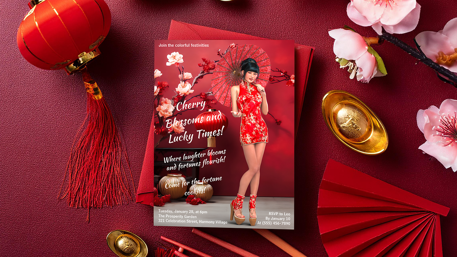 Chinese New Year Girl