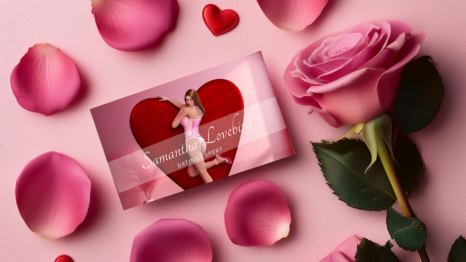 Passionate Valentine’s Day Girl