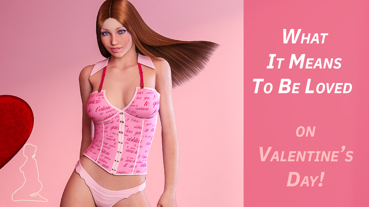 Valentines Day AI Girl